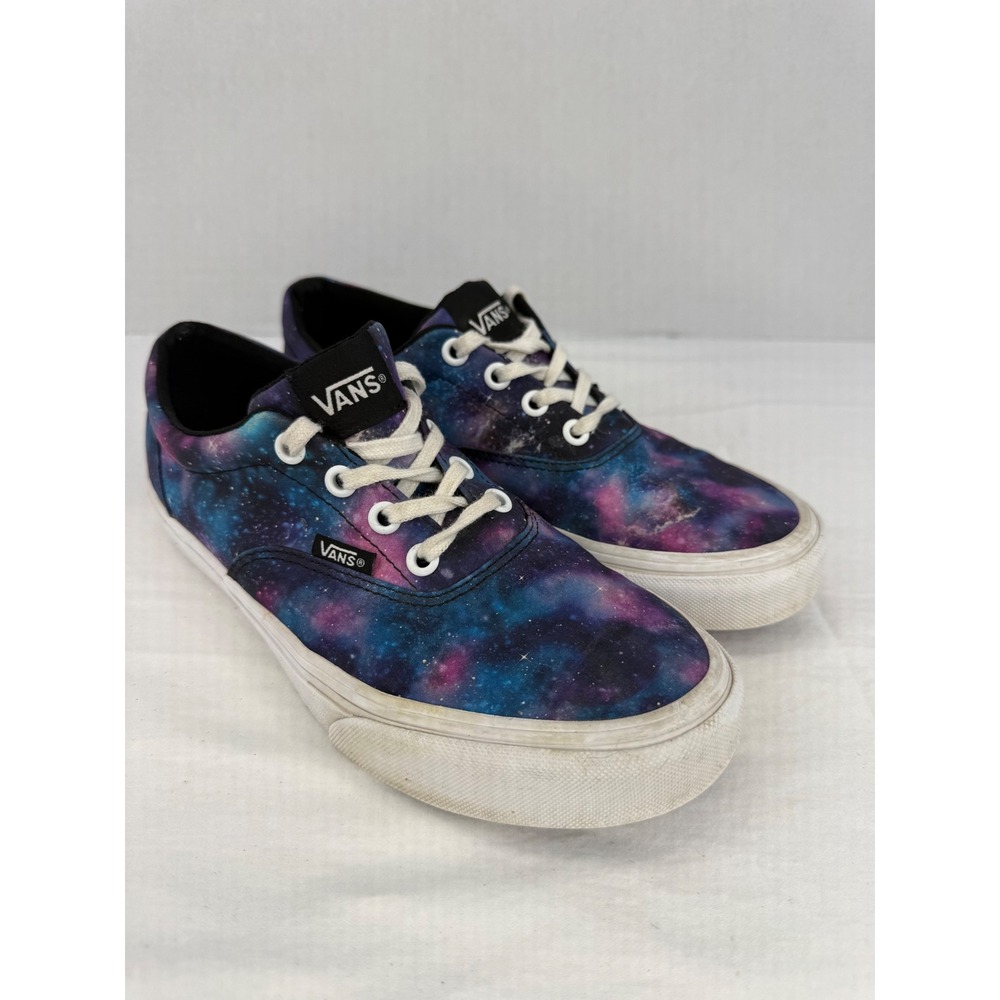 Vans Atwood Galaxy Cosmic Print Low Top Sneakers Purple Blue Women 7‎ 508731